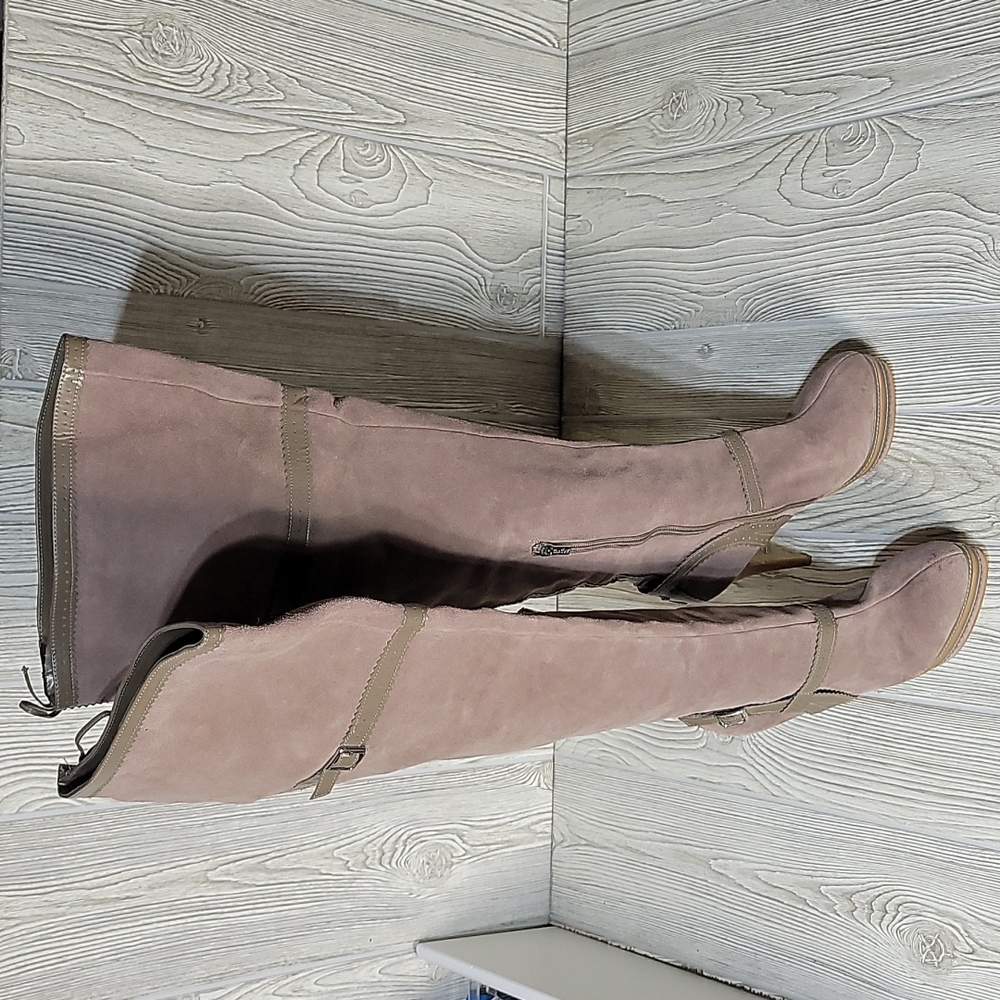 Colin Stuart Over The Knee Platform Heeled Boots